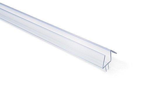 1/2" Frameless Glass Shower Door Sweep - Bottom Seal - Wipe - Drip Rail - 36" - P912WS