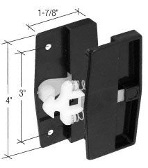 CRL Sliding Screen Door Latch and Pull With 3" Screw Holes for Columbia 1/2" Thick Doors - A109