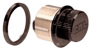 CRL Dark Bronze Mortised Low Profile Thumbturn - DRA22DU