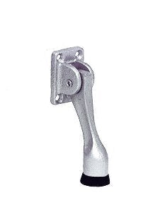 CRL Aluminum 4" Door Mounted Heavy-Duty Kick-Down Door Holder - J4551