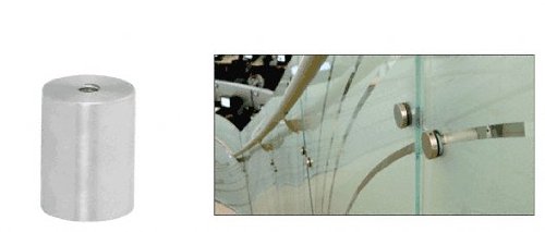 CRL Brushed Stainless Standoff Base 1-1/2" Diameter by 2" Long - S0B1122BS