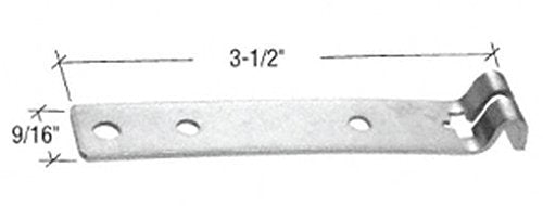 CRL 3-1/2" Stamped Steel Lite-Lift Spiral Balance Foot for Heavy Duty Lite-Lift Balances - LLS6