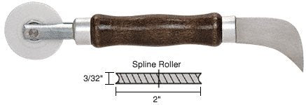 CRL Combo Steel Spline Roller and Cutter 2" x 3/32" Wheel - K696