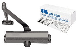 CRL Adjustable Spring Power Size 2 to 5 Surface Mount Door Closer - [Dark Bronze Finish] - PR80DU