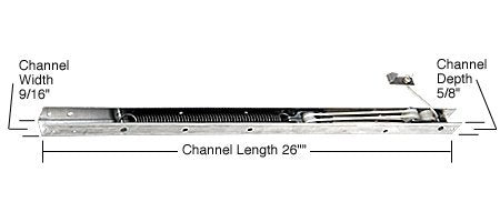 CRL 26 in. Window Channel Balance; Stamped Number 2530 Or 25C - FA2530