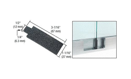 CRL 1/2" High Density Foam Spacing and Sealing Pads (20 pack) - GR5NSB