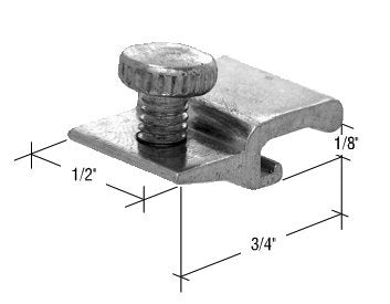 CRL Mill Storm Door Insert Thumb Clips 9/32" Screw [100 pack] - SDC342M