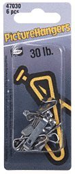 CRL 30 Pound Carded Picture Hangers [60 hangers] - 47030