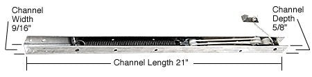 CRL 21" Window Channel Balance; 2010 or 20A - FA2010