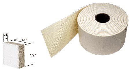CRL 1/2" Foam No-Adhesive Shipping Pads - Bulk - NAP12B