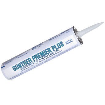 CRL Gunther Premier Plus Ultra Low VOC Mirror Mastic [10.1 oz Cartridge] - GN105P