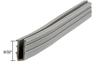 CRL Glazing Vinyl 9/32" Channel Depth 5/32" to 3/16" Metal Opening - 1000' Roll by CR Laurence - GC195M