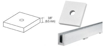 CRL Aluminum Drain Block for L21S and L25S Base Shoe - LSDB21