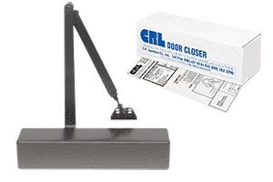 CRL Adjustable Spring Power Size 1/2 to 4 Surface Mount Door Closer - [Bronze Finish] - PR70BFDU
