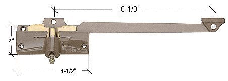 CRL 10-1/8" Left Hand Stone Casement Operator for Andersen Windows - H4017