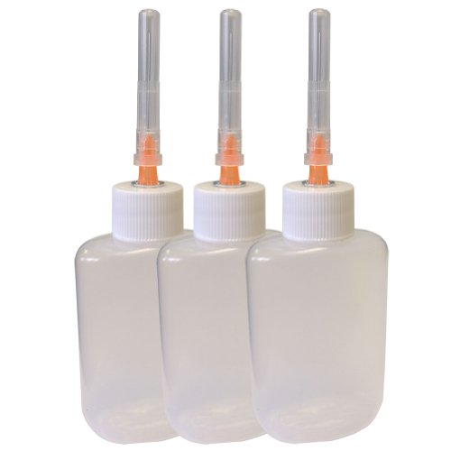 Applicator Bottle with Stainless Steel Needle - 3 Pack - AAB4