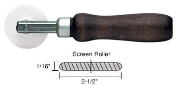 CRL Nylon Round Edge Screen Roller 2-1/2 x 1/16" Wheel - 27S5N
