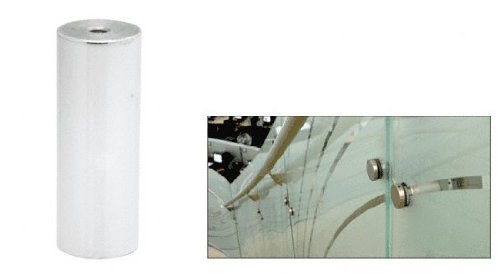 CRL Polished Stainless Standoff Base 1-1/2" Diameter by 4" Long - S0B1124PS