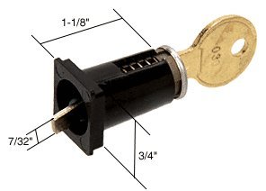 CRL 1-1/8" Cylinder Lock for Wright Products - E2006