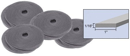 CRL 1/16" x 1" Bulk Rolled Flexible PVC Setting Block Material - 1000 ft - SBRL6B