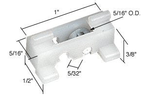 CRL Sliding Window Roller with 5/16" Steel Wheel for Olson Windows - G3008