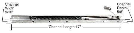 CRL 17" Window Channel Balance; 1630 or 16C - FA1630