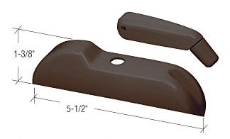 CRL Bronze Truth EntryGard Plastic Cover with Folding Handle - EP24087