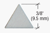 CRL No Wax Stacked Triangle Points - NW5P