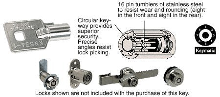 CRL No. 2 Combination Key for Keymatic Locks - KMK2
