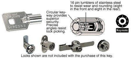 CRL No. 8 Combination Key for Keymatic Locks