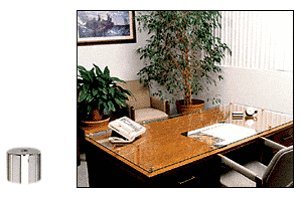 CRL Polished Stainless Standoff Base 1/2" Diameter by 1/2" Long - S0B1212PS