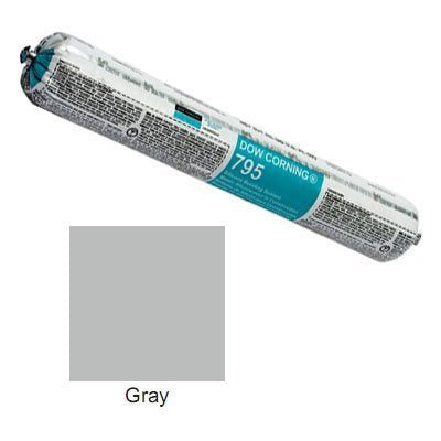 Dow Corning 795 Gray Silicone Weatherseal Building Sealant (SAUSAGE) -  DOWSIL 795GRS