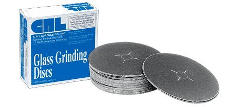 CRL 5" x 7/8" 60 Grit Sanding Discs [50 Pack] - 5X7860CB