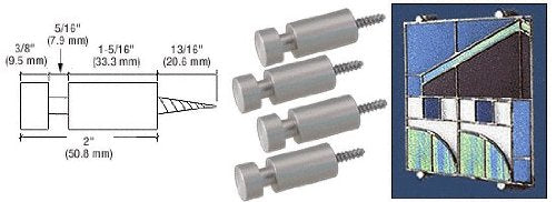 CRL Aluminum Framepegs [4 pack] - FPAL4