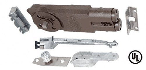 CRL Jackson® Medium Duty 90º No Hold Open Overhead Concealed Closer with "AP" End-Load Hardware Package - 21101AP03