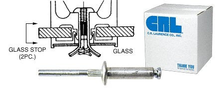 CRL Door Glass Stop Rivets in Bulk Pack - 52376