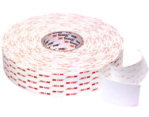 CRL 3M® White 2" Very High Bond Manufacturing Tape - 49452
