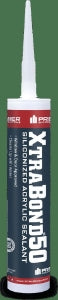 Premier Building Solutions Xtrabond 50 Siliconized Clear Acrylic Sealant - PREMIER BLD XB50 CL