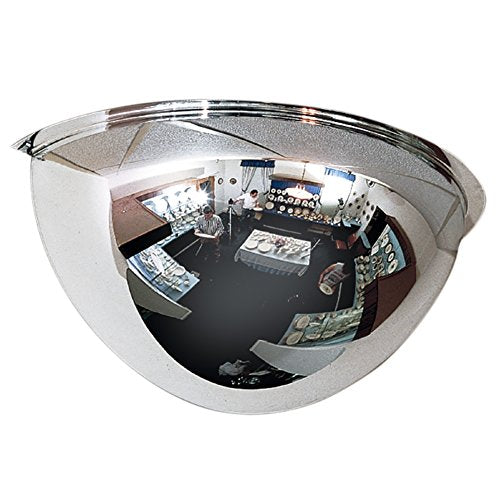 CRL DMH18 18" Diameter 180 Degree Acrylic Half Dome Mirror - DMH18
