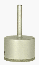 CRL 1-1/4" Standard Plated Diamond Drill - EDD114