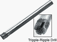 CRL 2.1 mm Tripple-Ripple™ Plated Diamond Drill [6 pack] - TRD216