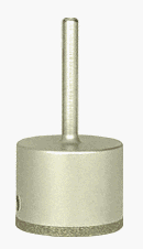 CRL 1-1/8" Standard Plated Diamond Drill - EDD118