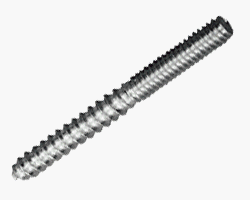 CRL 2-1/2" Long Zinc Hanger Bolt for 1-1/4" Standoffs - HB516212Z