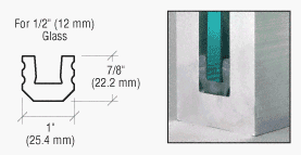CRL Setting and Centering Block for 1/2" Glass [25 ft roll] - GR5UB25
