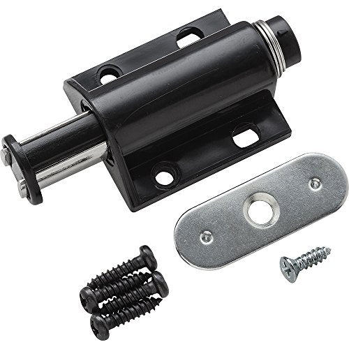 CRL Black Magnetic Single Latch for Glass Doors - GDH11BL