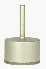 CRL 1-3/4" Standard Plated Diamond Drill - EDD134