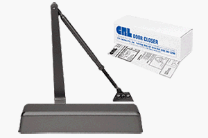 CRL PR50 Bronze Finish Adjustable Spring Power Size 1 - 4 Surface Mount Door Closer - PR50DU