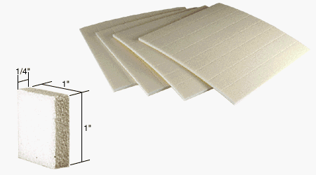 CRL 1" x 1" x 1/4" Super Duty Shipping Pads - NSP1411