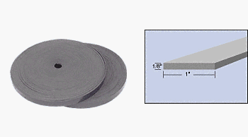 CRL 1/8" x 1" Bulk Rolled Neoprene Setting Block Material (100 ft)- SBRL4