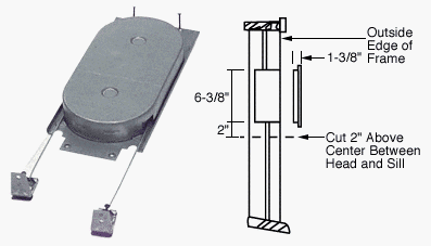 CRL Adjustable Wood Window Sash Balance - H3869